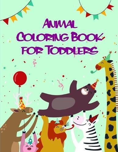 Animal Coloring Book for Toddlers: Christmas coloring Pages for Children ages 2-5 from funny image.