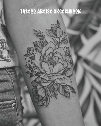 Tattoo Artist Sketchbook: Floral Design