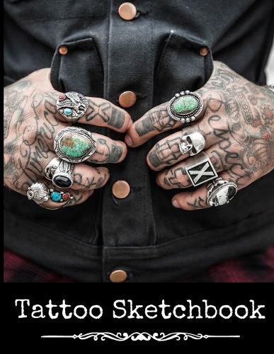 Tattoo Sketchbook: Tattoo Art Drawing Notebook Sketch Book