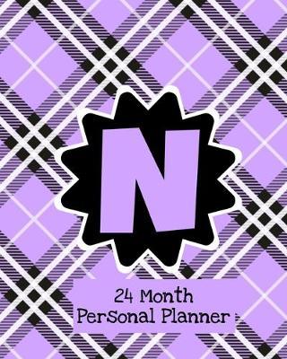 24 Month Personal Planner: Monogrammed Schedule and Organizer