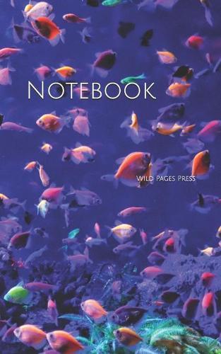 Notebook: fish rainbow colors aquarium colorful fishes