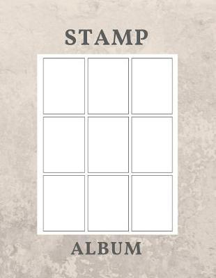 Stamp Album: Comic Book - Blank Sketch Pad Journal Note