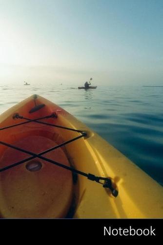 Notebook: Kayak, Abenteuer, Discover, Wasser Notizbuch / persoenliches Tagebuch / Schreibheft / Logbuch / Planer / Vokabelheft / Notizen - 6 x 9 Zoll (15,24 x 22,86 cm, ca. DIN A5), 150 linierte Seiten mit Datumslinie, glanzendes Cover.