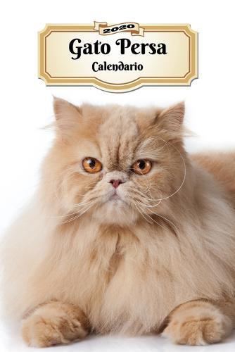 2020 Gato Persa Calendario: 107 Paginas - Tamano A5 - Planificador Semanal - 12 Meses - 1 Semana en 2 Paginas - Agenda Semana Vista - Tapa Blanda - Gato