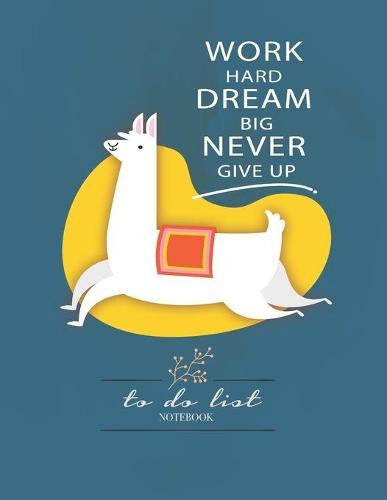 Notebook: To Do List Notebook with Cute catoon cover Extra large (8.5 x 11) inches, 110 pages, To do list notebook