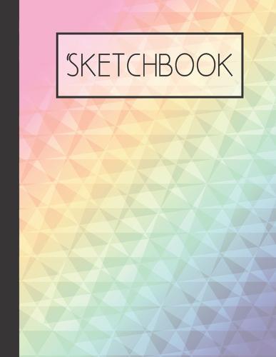 Rainbow Prisms Sketchbook: 200 Page Sketchbook: Artist Edition (8.5x11)