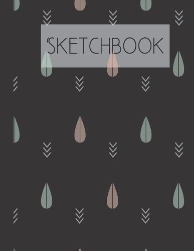 Leaf Pattern Sketchbook: 200 Page Sketchbook: Artist Edition (8.5x11)