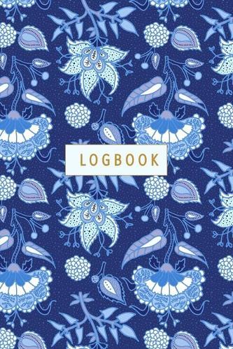 Logbook: Internet Address & Password Book. Silk Road Pattern Indian Ethnic Blue Online Organizer, A-Z PC Notebook for Websites, Username, Password & Notes