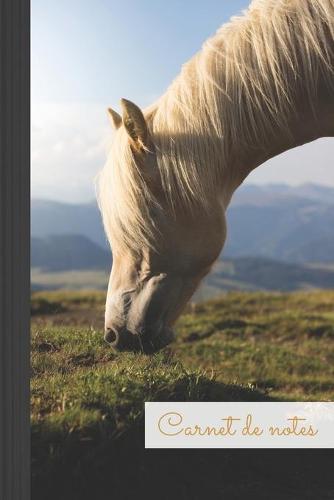 Carnet de notes: Carnet de notes Cheval format 15x22 cm - 110 pages de lignes - Carnet de note cheval pour fille et garçon ( Cahier de note cheval )