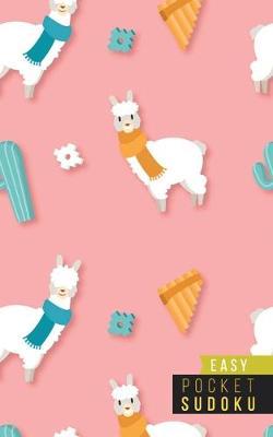 Pocket Sudoku Easy: 158 Easy Sudoku Puzzles - Pocket Sudoku Puzzle Books - Large Print Sudoku Puzzle Books For Adults - Sudoku For Seniors - Travel Size - Alpacas Llamas