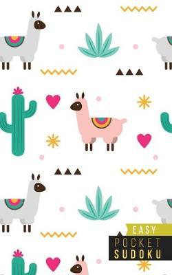 Pocket Sudoku Easy: 158 Easy Sudoku Puzzles - Pocket Sudoku Puzzle Books - Large Print Sudoku Puzzle Books For Adults - Sudoku For Seniors - Travel Size - Alpacas Llamas