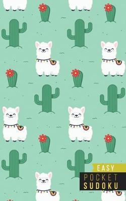 Pocket Sudoku Easy: 158 Easy Sudoku Puzzles - Pocket Sudoku Puzzle Books - Large Print Sudoku Puzzle Books For Adults - Sudoku For Seniors - Travel Size - Alpacas Llamas