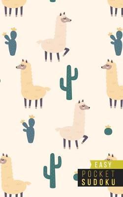 Pocket Sudoku Easy: 158 Easy Sudoku Puzzles - Pocket Sudoku Puzzle Books - Large Print Sudoku Puzzle Books For Adults - Sudoku For Seniors - Travel Size - Alpacas Llamas