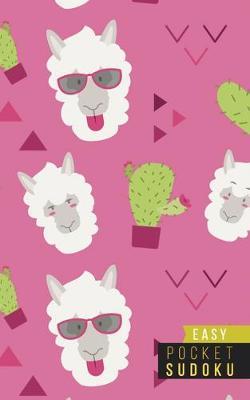 Pocket Sudoku Easy: 158 Easy Sudoku Puzzles - Pocket Sudoku Puzzle Books - Large Print Sudoku Puzzle Books For Adults - Sudoku For Seniors - Travel Size - Alpacas Llamas
