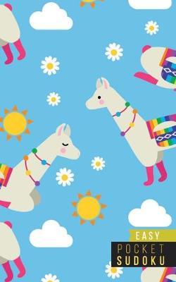 Pocket Sudoku Easy: 158 Easy Sudoku Puzzles - Pocket Sudoku Puzzle Books - Large Print Sudoku Puzzle Books For Adults - Sudoku For Seniors - Travel Size - Alpacas Llamas