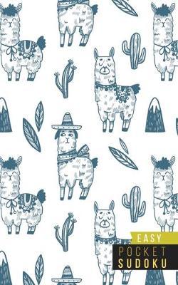 Pocket Sudoku Easy: 158 Easy Sudoku Puzzles - Pocket Sudoku Puzzle Books - Large Print Sudoku Puzzle Books For Adults - Sudoku For Seniors - Travel Size - Alpacas Llamas