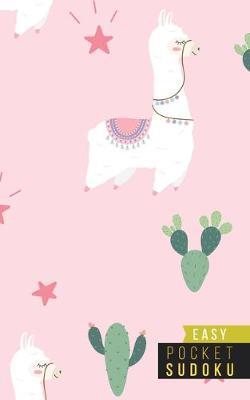 Pocket Sudoku Easy: 158 Easy Sudoku Puzzles - Pocket Sudoku Puzzle Books - Large Print Sudoku Puzzle Books For Adults - Sudoku For Seniors - Travel Size - Alpacas Llamas