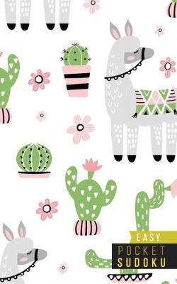 Pocket Sudoku Easy: 158 Easy Sudoku Puzzles - Pocket Sudoku Puzzle Books - Large Print Sudoku Puzzle Books For Adults - Sudoku For Seniors - Travel Size - Alpacas Llamas