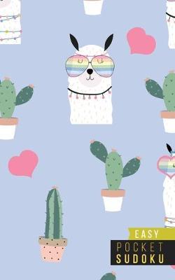 Pocket Sudoku Easy: 158 Easy Sudoku Puzzles - Pocket Sudoku Puzzle Books - Large Print Sudoku Puzzle Books For Adults - Sudoku For Seniors - Travel Size - Alpacas Llamas