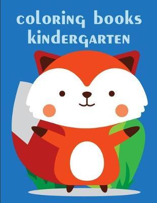 coloring books kindergarten: Christmas Book, Easy and Funny Animal Images