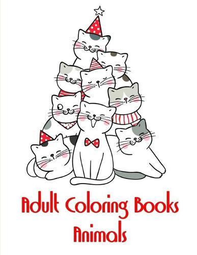 Adult Coloring Books Animals: coloring pages for adults relaxation with funny images to Relief Stress