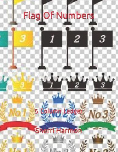 Flag Of Numbers: 5 Column Ledger
