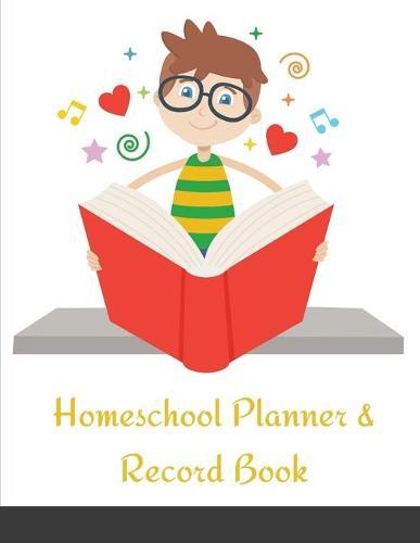 Homeschool Planner & Record Book: A Well Planned Year for Your Elementary, Middle School, Jr. High, or High School Student Organization and Lesson Planner Alcohol Ink Design
