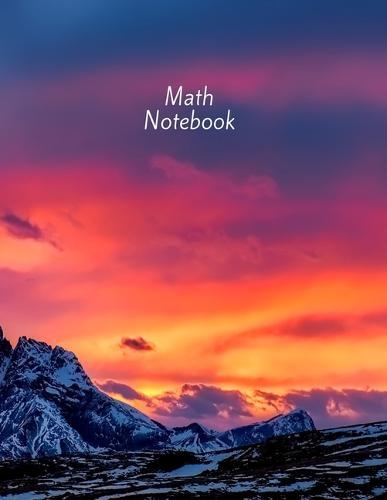 Math Notebook: 120 pages, math notebook, quad ruled workbook, 8.5 x 11 inch large soft cover journal, 5 squares per inch suited for kids and students, homeschooling