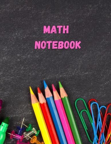 Math Notebook: Large Simple Graph Paper Notebook / Mathematics and Science Notebook / 120 Quad ruled 4x4 pages 8.5 x 11 / Grid Paper Notebook for Math and Science Students