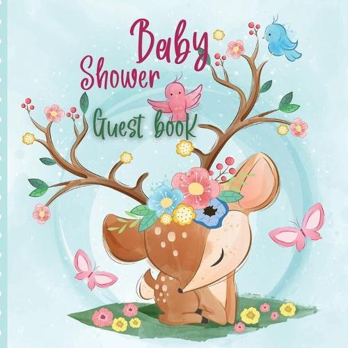 Baby Shower Guest Book: Blank page guest bookIncludes Gift Tracker Log and Memory Picture PagesBaby wishesSign in registry
