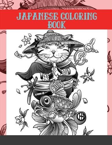 Japanese coloring book: Coloring book is great for anyone of all ages