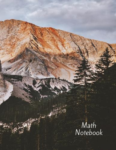 Math Notebook: 120 pages, math notebook, quad ruled workbook, 8.5 x 11 inch large soft cover journal, 4 squares per inch suited for kids and students, homeschooling