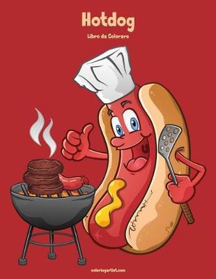 Hotdog Libro da Colorare 1