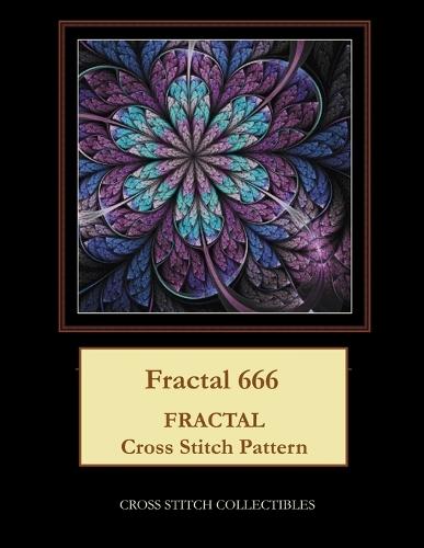 Fractal 666: Fractal Cross Stitch Pattern