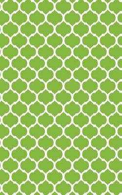 Moroccan Trellis - Lime Green 101 - Lined Notebook With Margins 5x8: 101 Pages, 5 x 8, College Ruled, Journal, Soft Cover