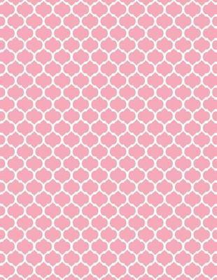 Moroccan Trellis - Pale Pink 101 - Lined Notebook With Margins 8.5x11: 101 Pages, 8.5 x 11, College Ruled, Journal, Soft Cover
