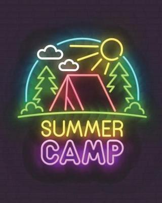 Summer Camp: Travel Log Record Tracker for Writing, Doodles Rating Adventure Vacation Journal