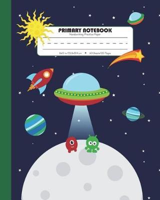 Primary Notebook Handwriting Practice Paper: Kindergarten to Early Childhood Composition (Exercise) Book - 120 Dashed Midline Pages - Green