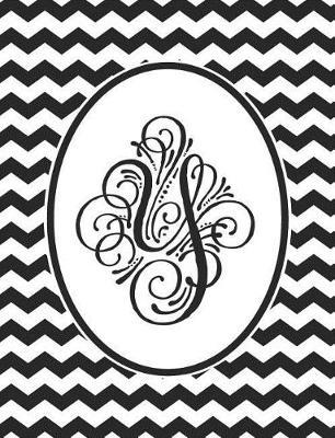 Monogram Y 2018-2019 Coloring Academic Planner: Coloring Book Monthly and Weekly Black Chevron Student Calendar Planner 13 Months