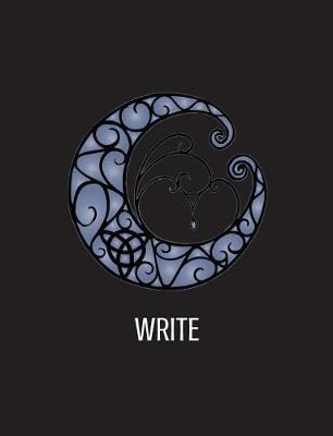 Write: School Composition Notebook Moon Design