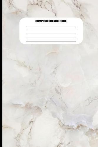 Composition Notebook: Abstract Rock Marble Pattern (100 Pages, College Ruled)