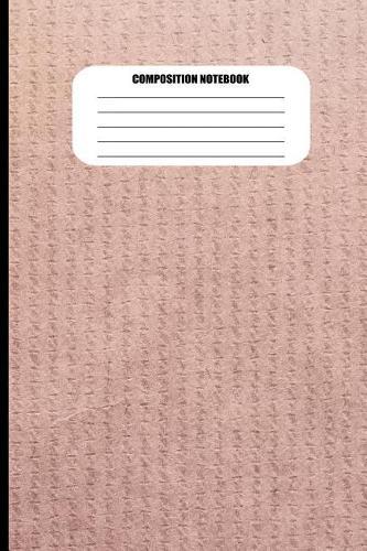 Composition Notebook: Quilted Texture Effect in Mauve (100 Pages, College Ruled)