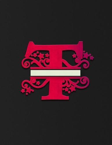 College Ruled Notebook: Letter T - Classy Monogrammed Initial T Daily Composition Notebook
