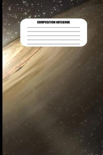 Composition Notebook: Galaxy of Swirling Gas in Space (100 Pages, College Ruled)