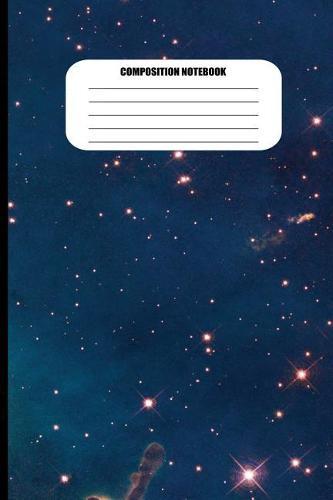 Composition Notebook: Artistic Nebula in Space (100 Pages, College Ruled)