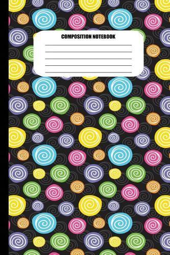 Composition Notebook: Colorful Swirls Pattern (100 Pages, College Ruled)