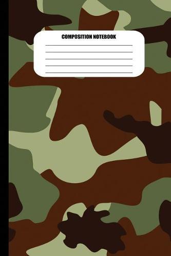 Composition Notebook: Camouflage (Brown and Green) (100 Pages, College Ruled)