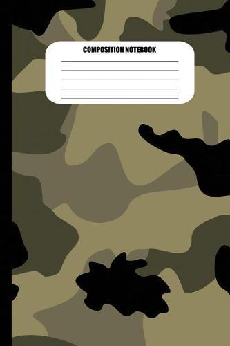Composition Notebook: Camouflage (Military Colors) (100 Pages, College Ruled)