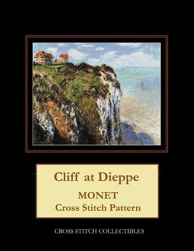 Cliff at Dieppe: Monet Cross Stitch Pattern
