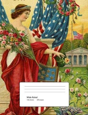 Lady Liberty on Memorial Day Composition Book